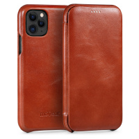 Pouzdro na iPhone 11 Pro kožené Obal slim case book hnědé Movear