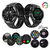 Chytré Hodinky Pánské Hodinky Cubot GT1 Amoled Gps Vojenské Obrněné Hovory