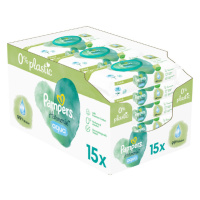 Pampers Harmonie Aqua vlhčené ubrousky Plastic Free 15x48ks