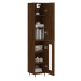 vidaXL Skříň highboard hnědý dub 34,5 x 34 x 180 cm kompozitní dřevo