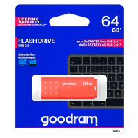 Flash disk Goodram USB 3.0 64GB oranžový