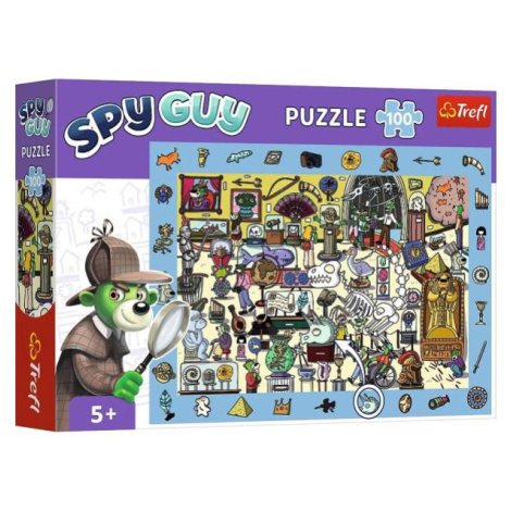 Trefl Puzzle s hledáním obrázků Spy Guy: Muzeum 100 dílků