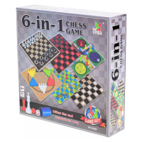 Hra soubor deskových her 6v1 v krabici