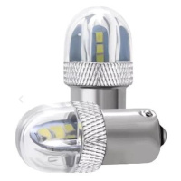 Rabel LED autožárovka BA15S 6 led smd 3030 P21W bílá