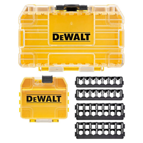 DeWALT DT70801 malé pouzdro ToughCase + úložný box s držáky bitů (4x)