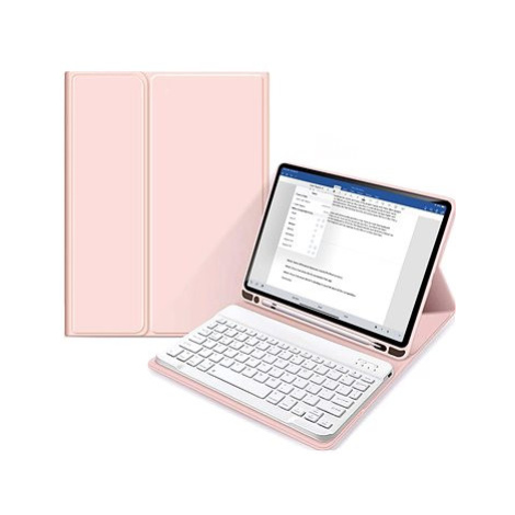 Tech-Protect SC Pen pouzdro s klávesnicí na iPad 10.2 2019 / 2020 / 2021, růžové