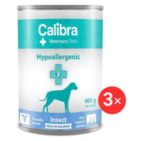 Calibra VD Dog konz. Hypoallergenic Insect & Salmon 3 × 400 g