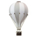 Super balloon Dekorační horkovzdušný balón – světle šedá - L-50cm x 30cm