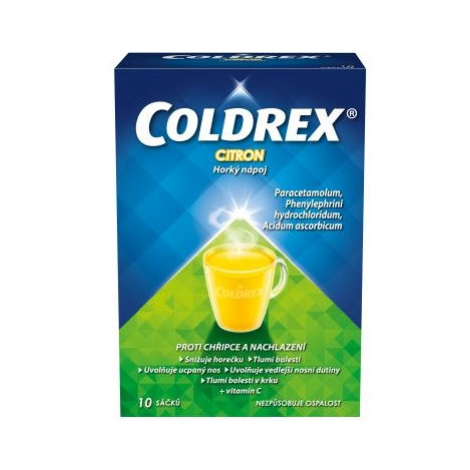 COLDREX Horký nápoj Citron sáčky 10 ks