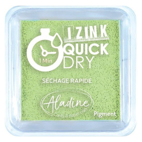 Razítkovací polštářek Izink Quick Dry, rychle schnoucí - světle zelená ALADINE