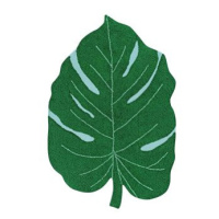 Přírodní koberec, ručně tkaný Monstera Leaf 120 × 180 cm