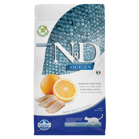 Farmina N & D Ocean sleď a pomeranč 1,5 kg