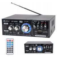 BT-698D Receiver Domácí Zesilovač Auto Stereo Hifi Fm 180W Dálkové Ovládání