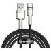 Kabel USB-C Baseus Cafule, 66 W, 2 m (černý)