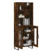 vidaXL Skříň highboard kouřový dub 69,5 x 34 x 180 cm kompozitní dřevo