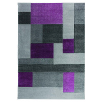 Šedo-fialový koberec Flair Rugs Cosmos, 120 x 170 cm