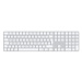 Apple Magic Keyboard 2024 s Touch ID, bílé klávesy - CZ