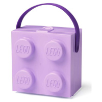 Fialový úložný box s rukojetí LEGO®