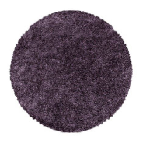 Ayyildiz, Kusový koberec Sydney Shaggy 3000 violett kruh, 200x200 (průměr) kruh, fialová, ložnic