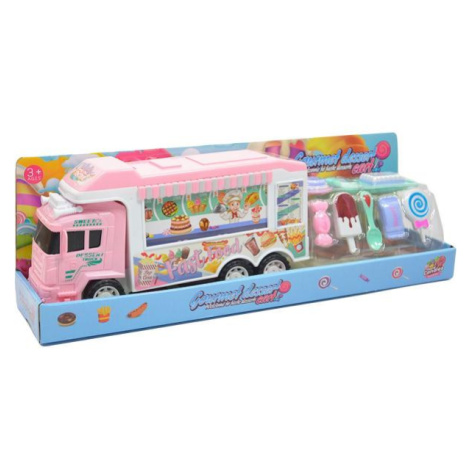 Pojízdný stánek Fast Food - růžová Toys Group
