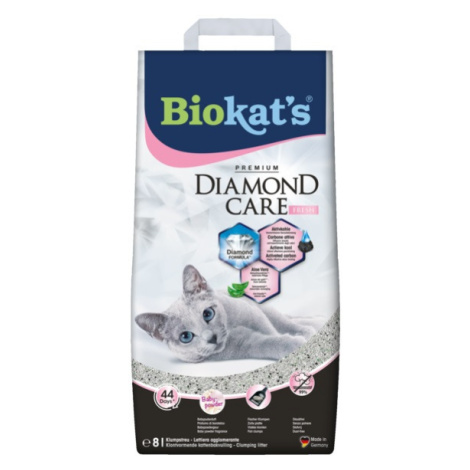 GimCat Biokat's Diamond Care Fresh stelivo pro kočky 8 l Gimborn