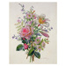 Obrazová reprodukce AB/211 A Pink Bouquet, Williams, Albert, 30 × 40 cm