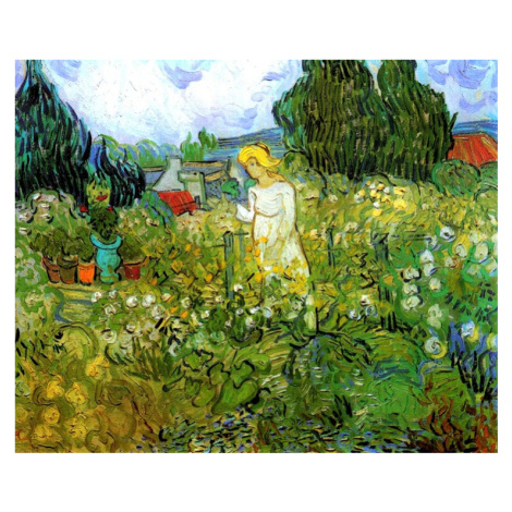 Obrazová reprodukce Mademoiselle Gachet in her garden at Auvers-sur-Oise, Vincent van Gogh, 40 ×