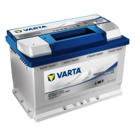 Autobaterie Varta Professional Dual Purpose EFB 70Ah, 12V, 760A, LED70