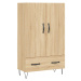 vidaXL Skříň highboard dub sonoma 69,5 x 31 x 115 cm kompozitní dřevo