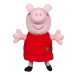 Peppa pig plyšová peppa červené šatičky 15 cm