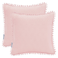 Povlaky na polštáře AmeliaHome Meadore pudrově růžové