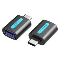 Vention USB-C (M) to USB 3.0 (F) OTG Adapter Black PVC Type