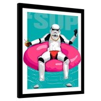 Obraz na zeď - Star Wars: Original Stormtrooper - Pool Boy, 34.3 × 44.5 cm