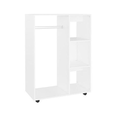 Shumee Šatní skříň bílá 80 × 40 × 110 cm dřevotříska