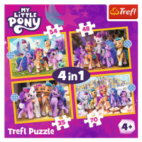 Trefl Puzzle 4v1 - Seznamte se s Poníky / Hasbro, My Little Pony