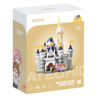 Stavebnice mini KOCO Magický hrad plast 1274ks v krabičce 15x20x8cm