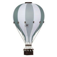 Super balloon Dekorační horkovzdušný balón – zelená/šedozelená - S-28cm x 16cm