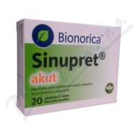 Sinupret akut por.tbl.obd.20x160mg