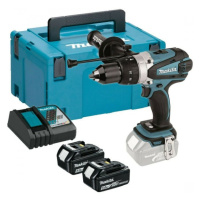 MAKITA DHP458RTJ příklepová aku vrtačka LXT 18V 2x 5Ah