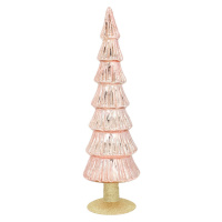 Dekoria Dekorace Pink Chritmas Tree 36cm, 10 x 36 cm