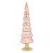 Dekoria Dekorace Pink Chritmas Tree 36cm, 10 x 36 cm