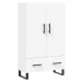 vidaXL Skříň highboard bílá 69,5 x 31 x 115 cm kompozitní dřevo