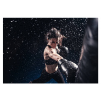 Umělecká fotografie Boxing power, sanjeri, (40 x 26.7 cm)