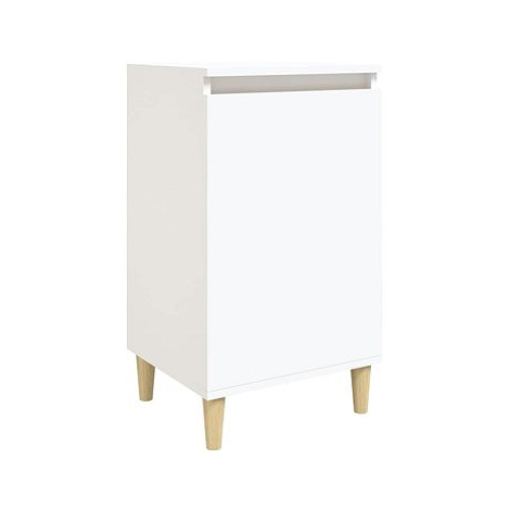 Shumee Noční stolek bílý 40 × 35 × 70 cm kompozitní dřevo