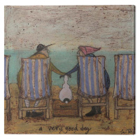 Obraz na plátně Sam Toft - A Very Good Dog II, 2 - 40×40 cm