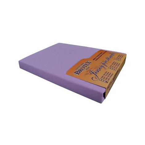 Brotex Jersey prostěradlo světle fialové, 60 × 120 cm dětské