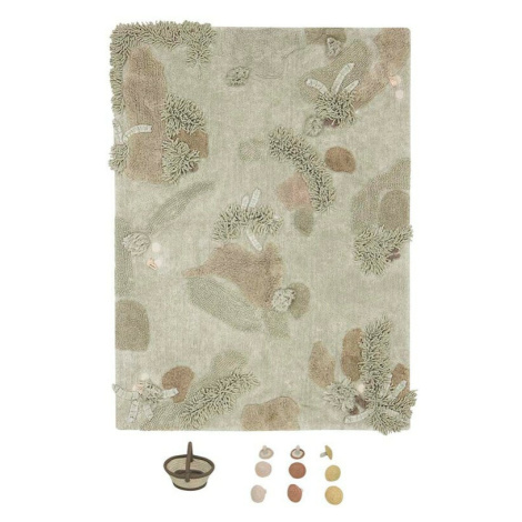 Lorena Canals, Dětský kusový koberec Play Mushroom Forest, 120x160, zelená, dětský pokoj