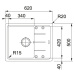 Franke BFG 611-62  Fragranit Sahara  dřez Basis 114.0285.111