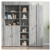 vidaXL Skříň highboard šedá sonoma 40 x 41 x 185 cm kompozitní dřevo