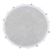 Přírodní koberec, ručně tkaný Bubbly Light Grey 120 × 120 o cm